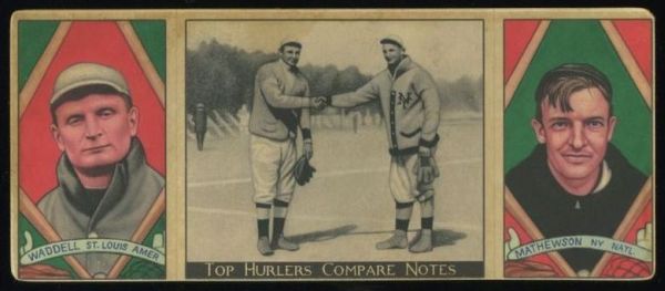 12 Top Hurlers Compare Notes Waddell Mathewson